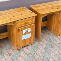 wooden desk