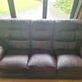 Leather suite - 3 seater, 2 seater and armchair Image 2