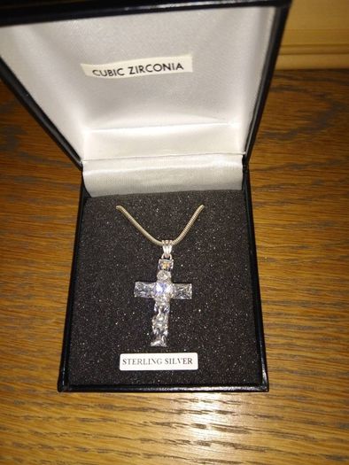 silver necklace