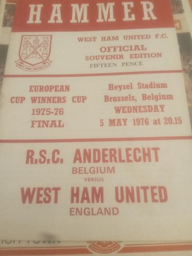 Old Soccer Programmes