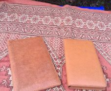 1940's Pigskin Leather Wallet and Cigarette Case