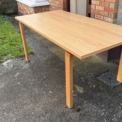 Sturdy dining table
