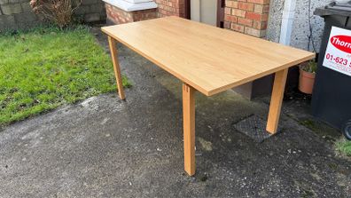 Sturdy dining table