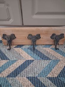 Elephant 3 Tier Coat Rack