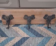 Elephant 3 Tier Coat Rack