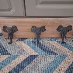 Elephant 3 Tier Coat Rack