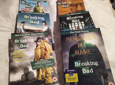 Breaking Bad Complete Seasons 1-6 Dvd Boxsets