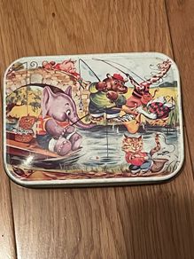 Vintage toffee tin