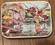 Vintage toffee tin
