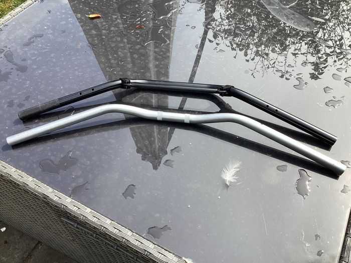 2 motorbike handlebars