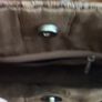 Brown Straw Handbag with wooden handles Image 3