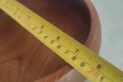 18.5 cm. dimeter Wooden bowl / fruit dish / tray || Simple design || Vintage wood || Round bowl