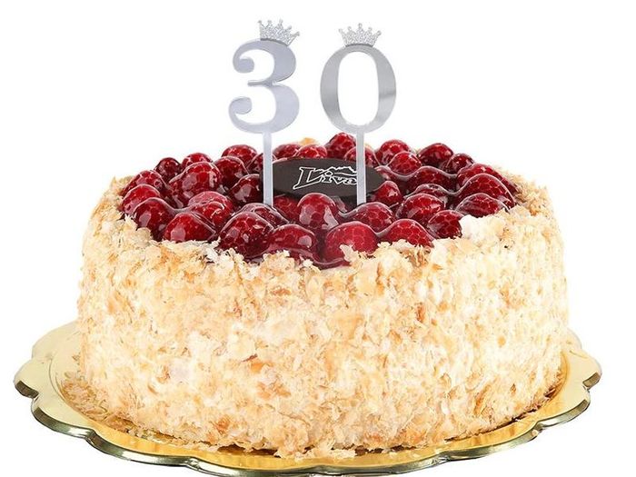 Birthday cake number