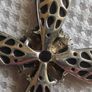 Vintage sterling silver cross pendant necklace Image 4