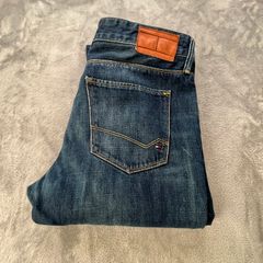 Tommy Hilfiger Mens Denton Jeans W33 L35 Blue Denim Straight Fit