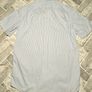 Lacoste Mens Light Blue Pin Stripe Short Sleeve Button Up Shirt Size 38 Medium Image 2