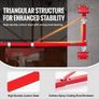 Electric Hoist Support Arm, 300 kg Max Load Capacity, Electric Hoist Holder Swing Arm with Pole, Steel Hoist Frame, Image 3