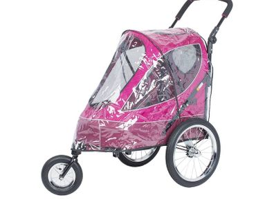 Petique rain cover for dog buggy