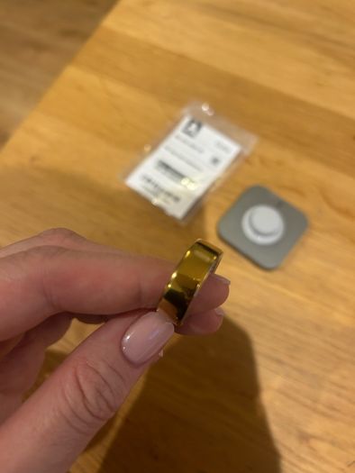 Oura Ring Gen 4 Gold Size 9