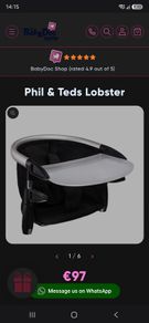 phil & teds lobster highchair