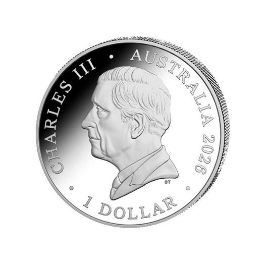 2026 Australia 1 Dollar 1 oz Silver Bullion Coin KOALA RAM BU ( In Capsule)