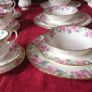 Rare 45 Piece Royal Albert Lydia Bone China Gold Gilt Dinner And Tea Service / Set For 6 Person Setting Made In England Image 2