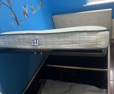 small double bed and mattress