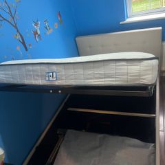 small double bed and mattress