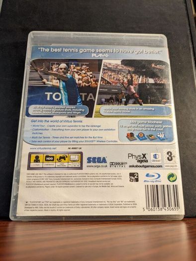 Virtue Tennis 3 - PS3 complete in box