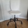 White IKEA desk chair Image 3