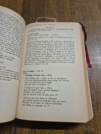 Vintage 1978 Irish An Leabhar Aidrinn an Domhnaigh. In Irish Sunday Missal.