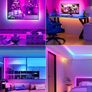 TV Lights, 4m RGB LED Strip Lights for 32-55 Inch TV, Music Sync Bluetooth APP and Remote Control, USB Powered for Gaming/Bedroom [Energy Class A] Image 6