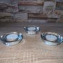 3 NEW Glass Tealight candle holders with candles included Image 4