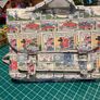 Disney Comic Strip Satchel Bag Backpack Minnie & Mickey Mouse Retro Style Image 3