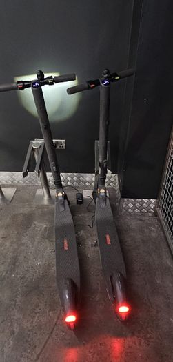 Pair of Segway Ninebot E25E Electric Scooters in Excellent Condition