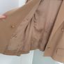 VINTAGE CRISTAL camel crop blazer with gold buttons Sz 14 Image 6