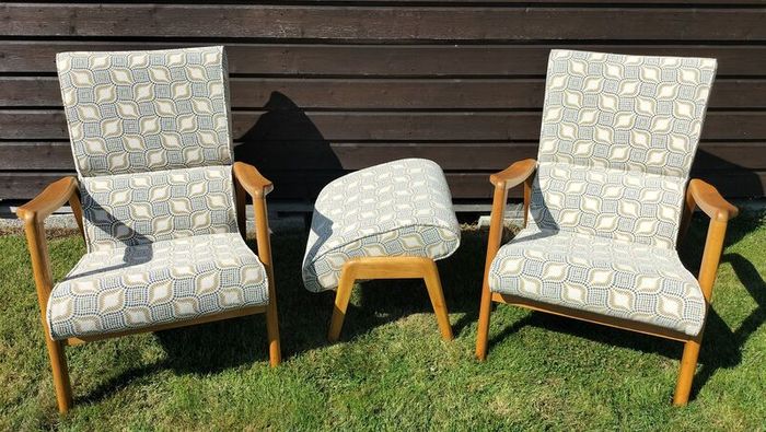 Mid Century Vintage G Plan Siesta Armchairs