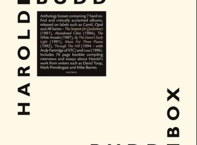 Harold Budd  |  Budd Box