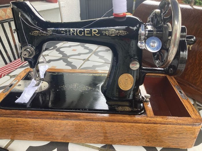 Antique singer sewing machine