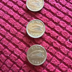 Irish Leat Reul/3d Coins