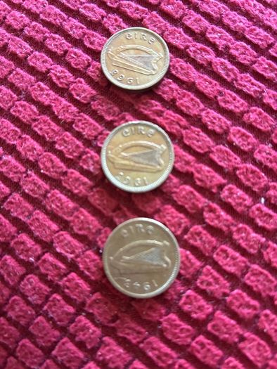 Irish Leat Reul/3d Coins
