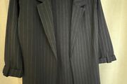 Navy Pinstripe Jacket