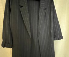 Navy Pinstripe Jacket