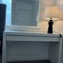 ikea desk , mirror and lamp Image 5