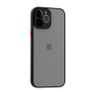 Smoke Silicone Case For iPhone 12 PRO Cover with Camera Protector Image 2