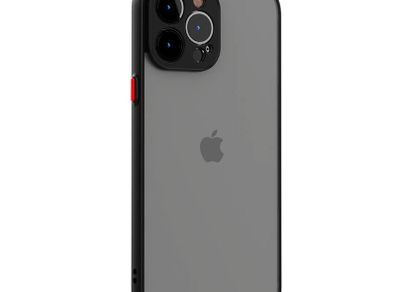 Smoke Silicone Case For iPhone 12 PRO MAX Cover with Camera Protector