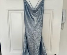 Zara metallic mini dress S