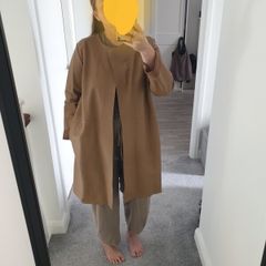 Cos Leather Coat Size Uk 14