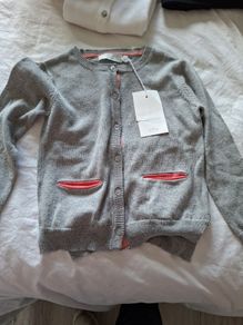 BNWT leigh atucker Cardigan age 5