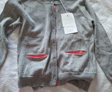 BNWT leigh atucker Cardigan age 5